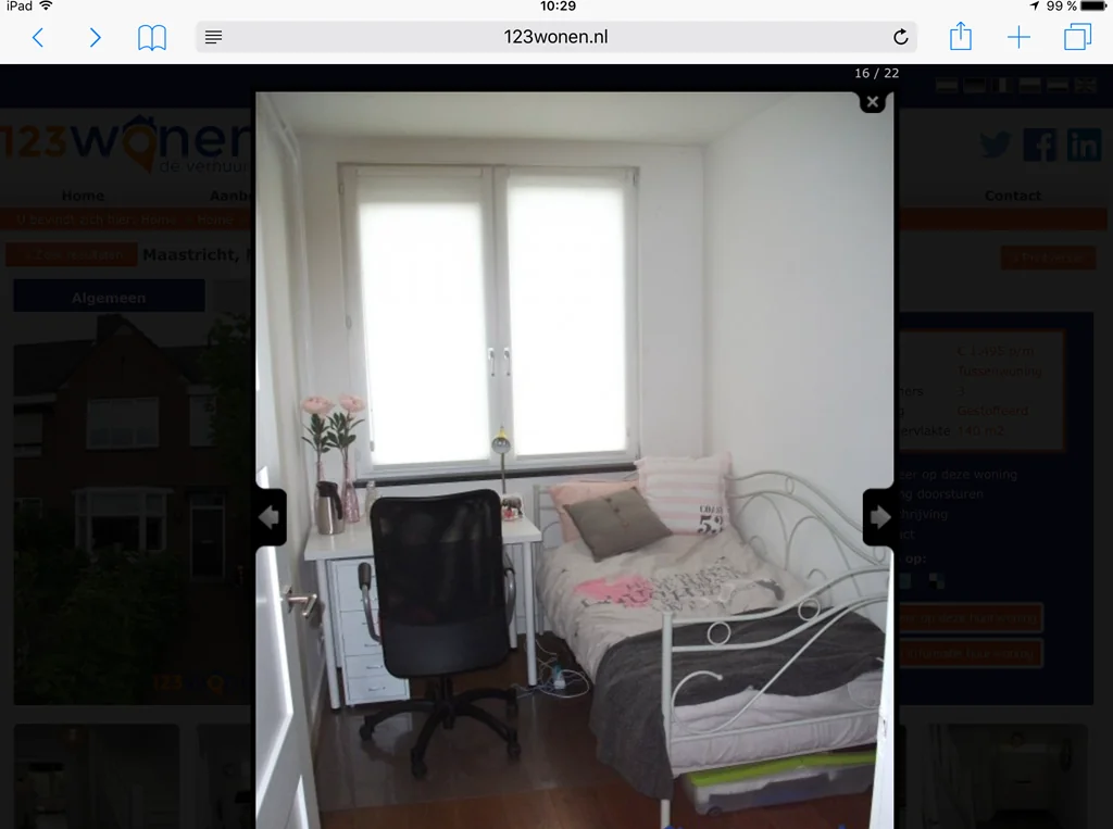 Foto van de Appartement gelegen aan de Meerssenerweg in Maastricht