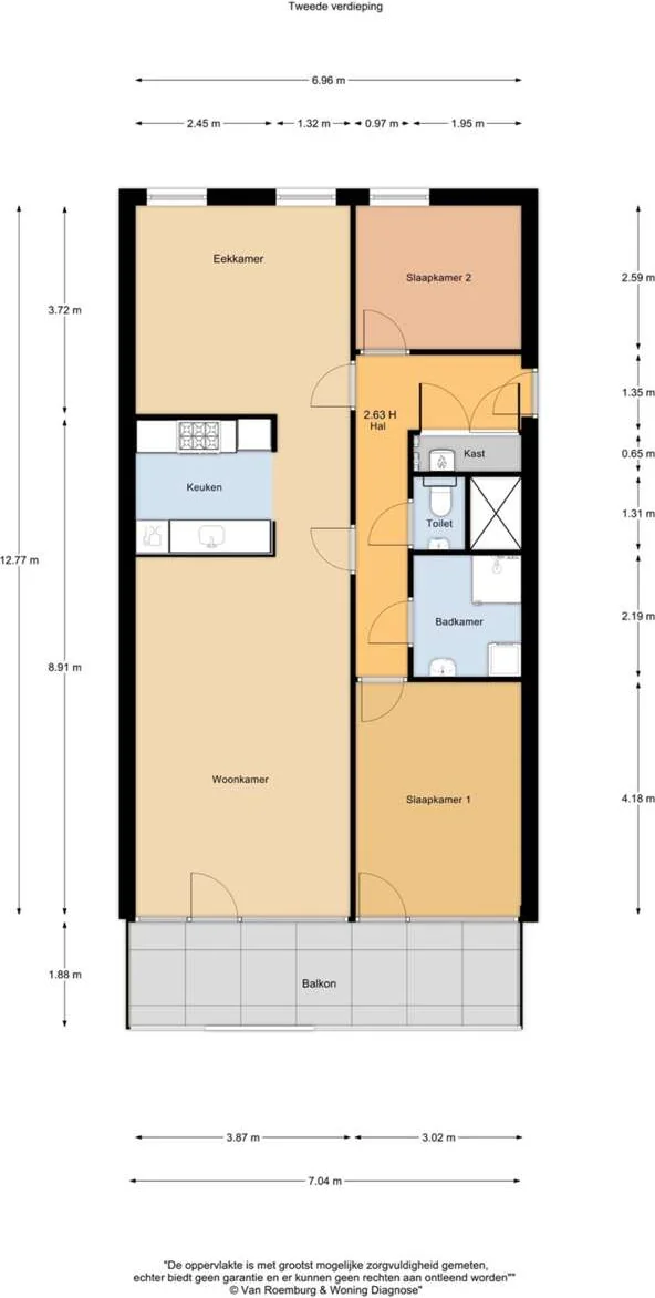 Foto van de Appartement gelegen aan de Wijnand Nuijenstraat in Amsterdam