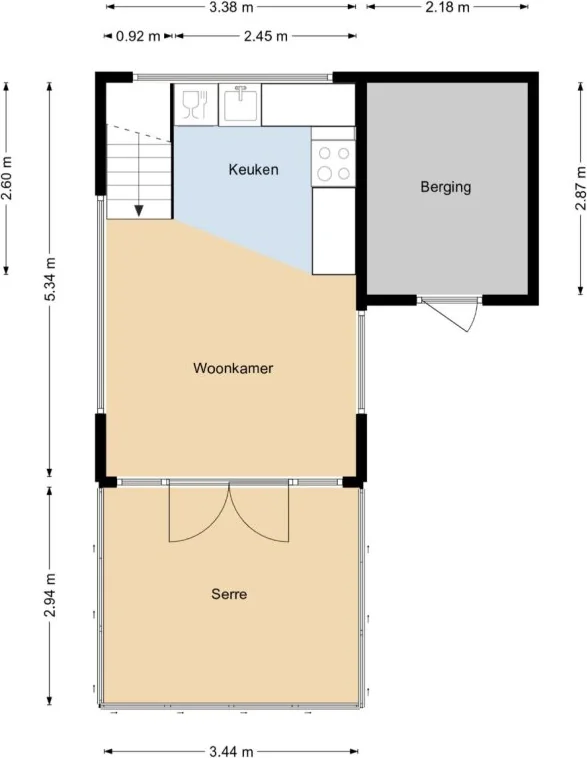 Foto van de Appartement gelegen aan de Korssendijk in Reeuwijk