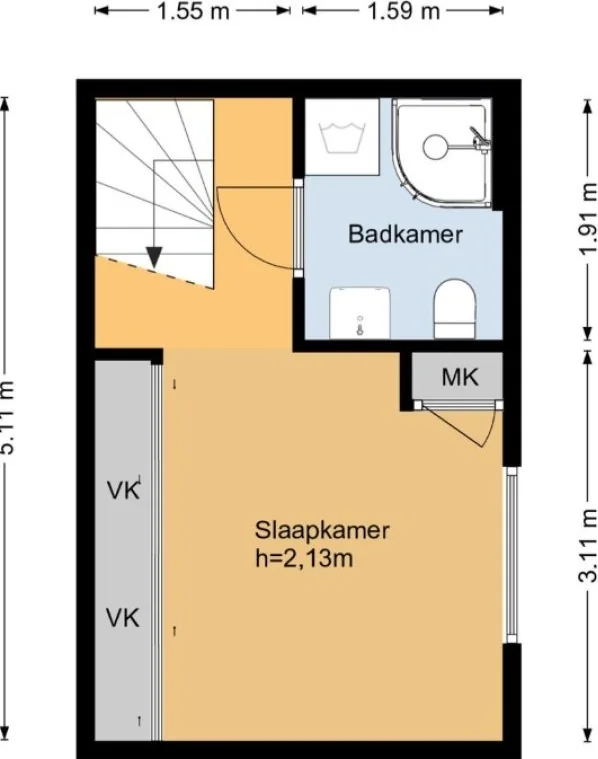 Foto van de Appartement gelegen aan de Korssendijk in Reeuwijk