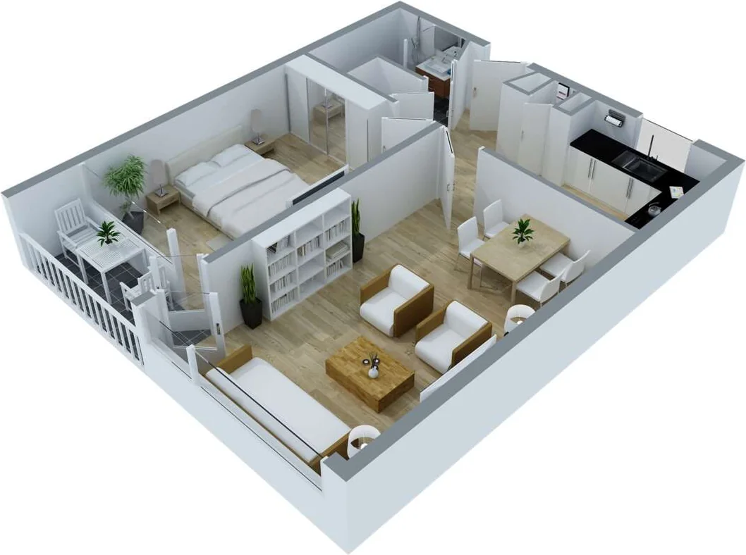Foto van de Appartement gelegen aan de Frederik van Eedenlaan in Hilversum