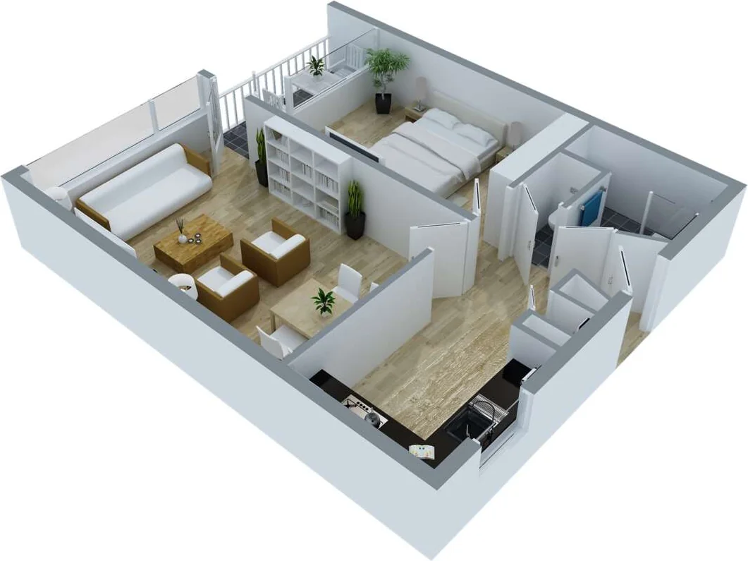 Foto van de Appartement gelegen aan de Frederik van Eedenlaan in Hilversum
