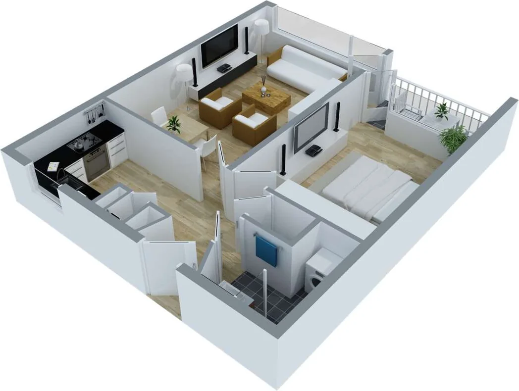 Foto van de Appartement gelegen aan de Frederik van Eedenlaan in Hilversum