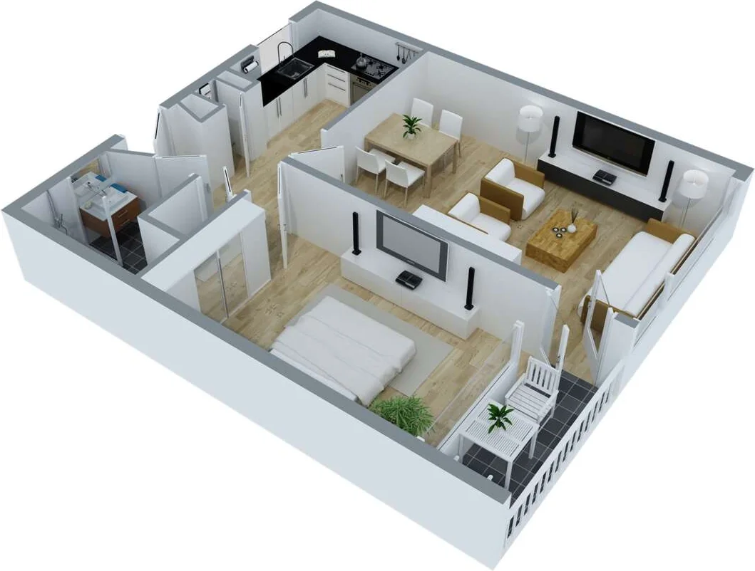 Foto van de Appartement gelegen aan de Frederik van Eedenlaan in Hilversum