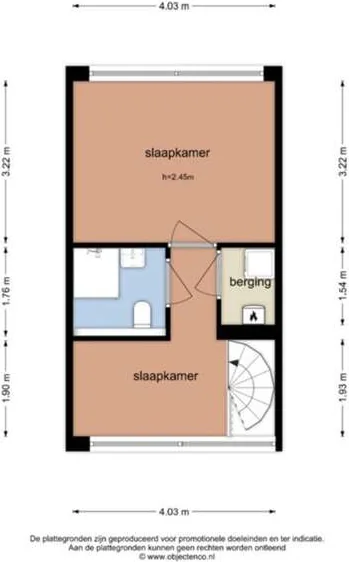 Foto van de Appartement gelegen aan de Bussumerstraat in Hilversum