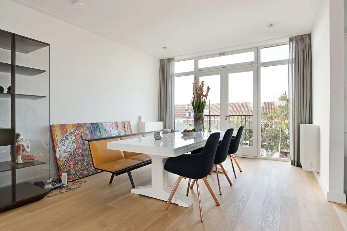 Foto van de Appartement gelegen aan de Linnaeusparkweg in Amsterdam
