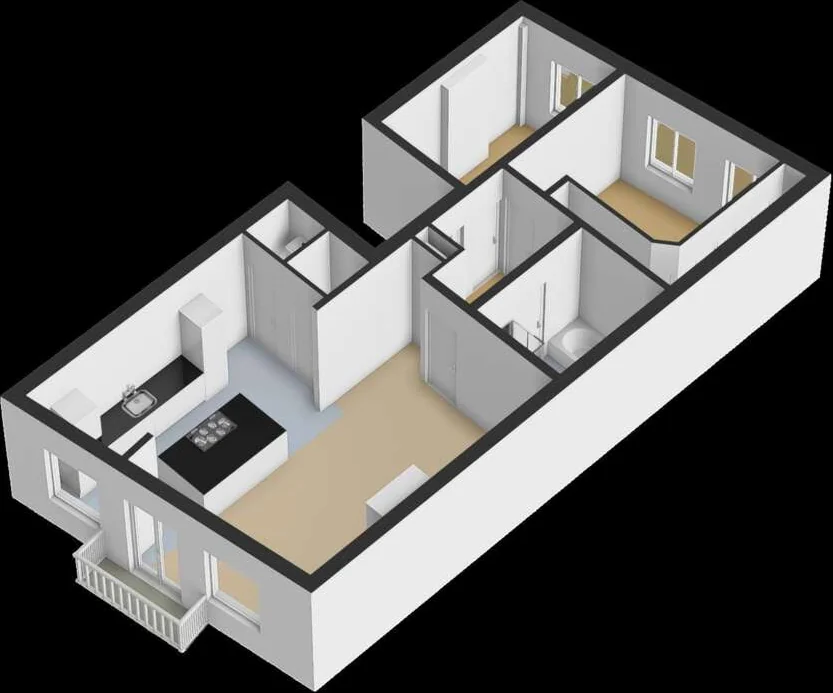 Foto van de Appartement gelegen aan de Leidsekade in Amsterdam