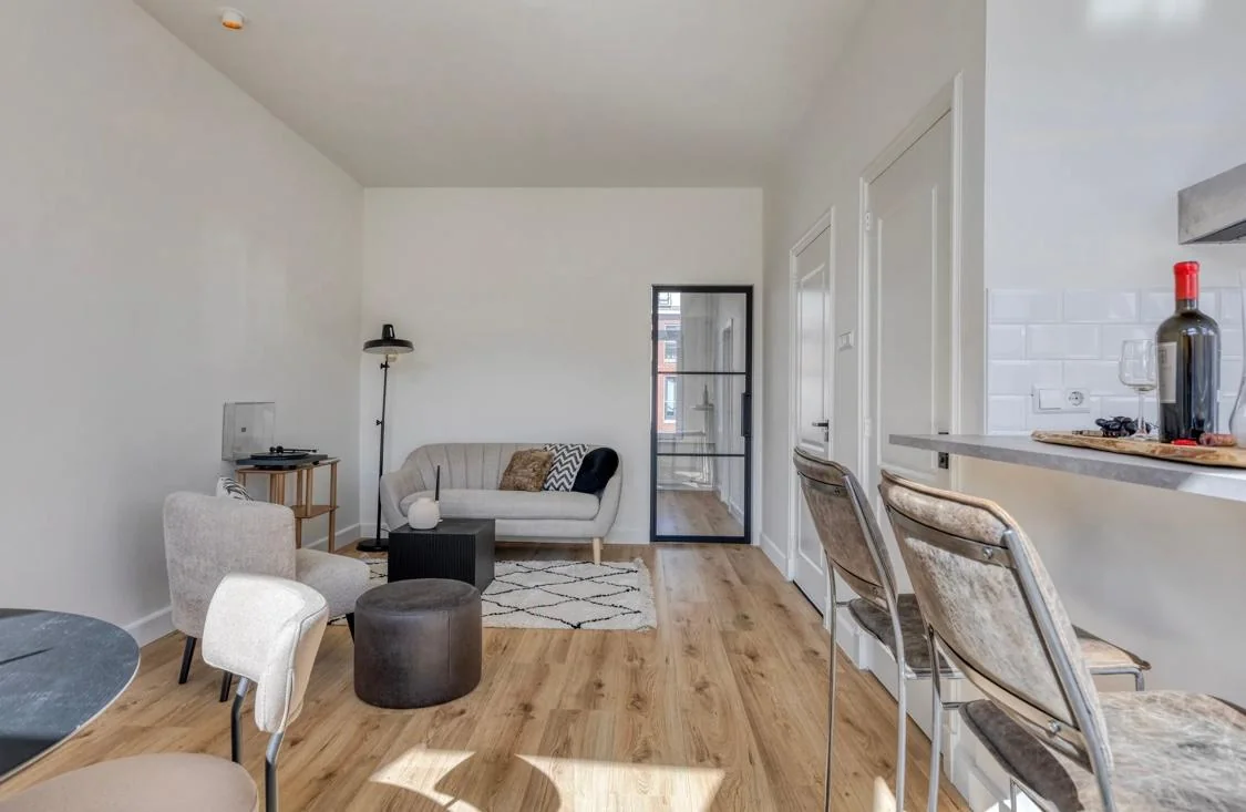 Foto van de Appartement gelegen aan de Kennemerstraat in Haarlem