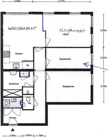 Foto van de Kamer gelegen aan de Raoul Wallenbergstraat in Amsterdam