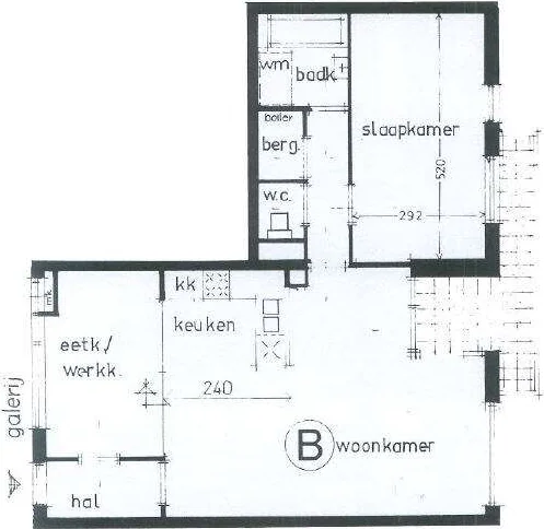 Foto van de Appartement gelegen aan de Sint Christoffelstraat in Roermond