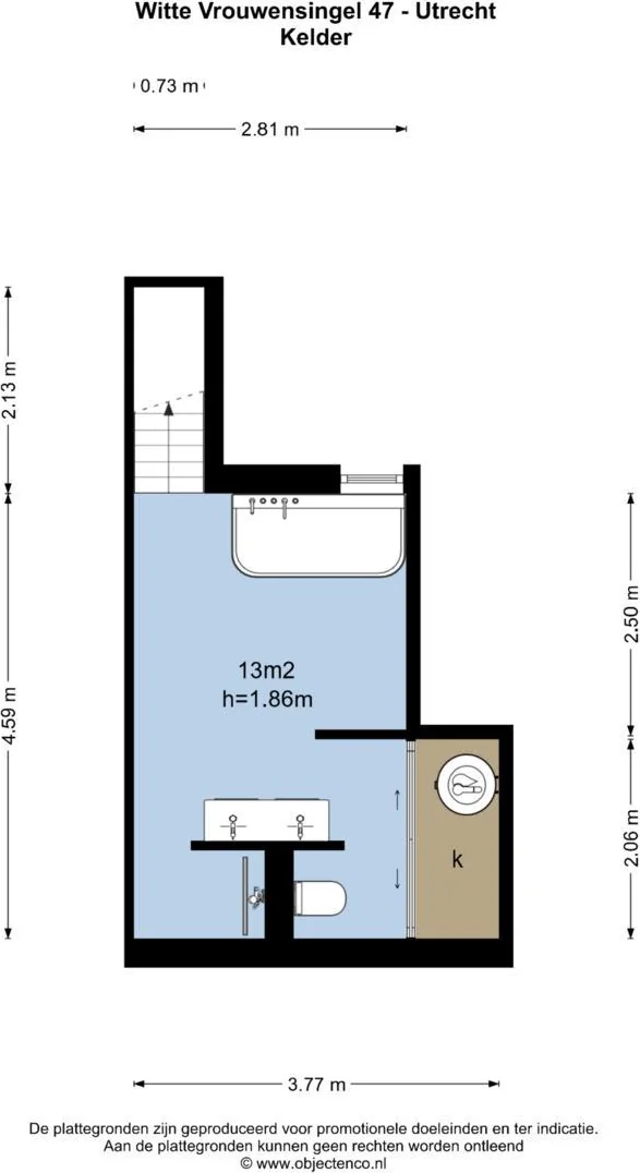 Foto van de Appartement gelegen aan de Wittevrouwensingel in Utrecht