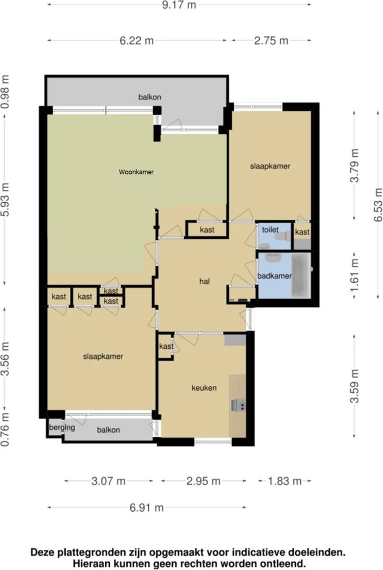 Foto van de Appartement gelegen aan de Adriaan Dortsmanstraat in Rotterdam