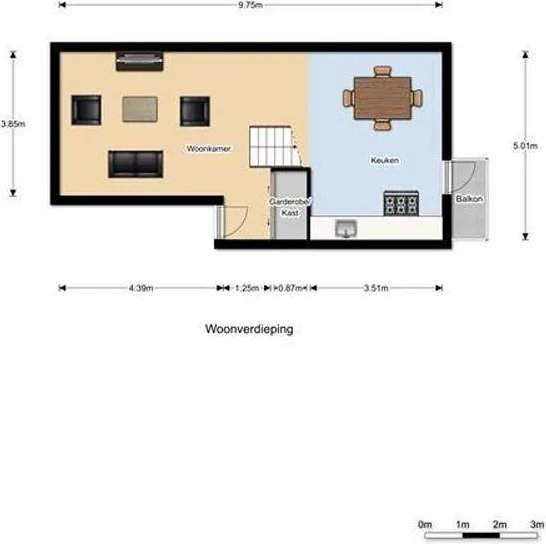 Foto van de Appartement gelegen aan de Ferdinand Bolweg in Amstelveen