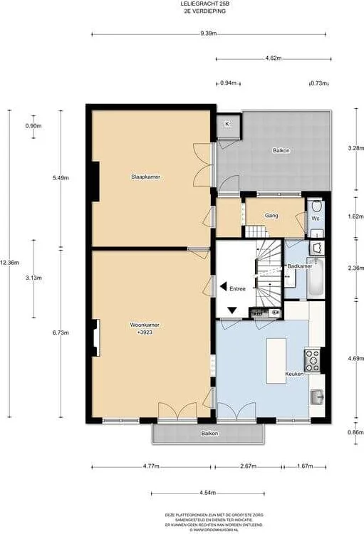 Foto van de Appartement gelegen aan de Leliegracht in Amsterdam