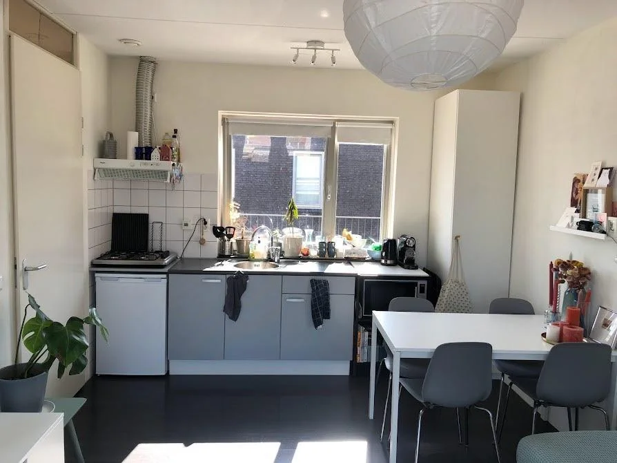 geblurde versie van de foto als achtergrond