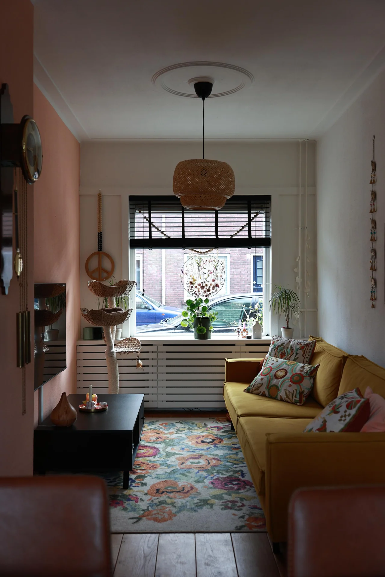 geblurde versie van de foto als achtergrond