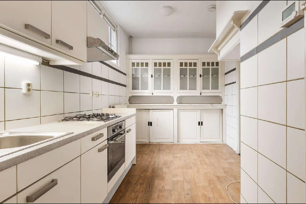 geblurde versie van de foto als achtergrond