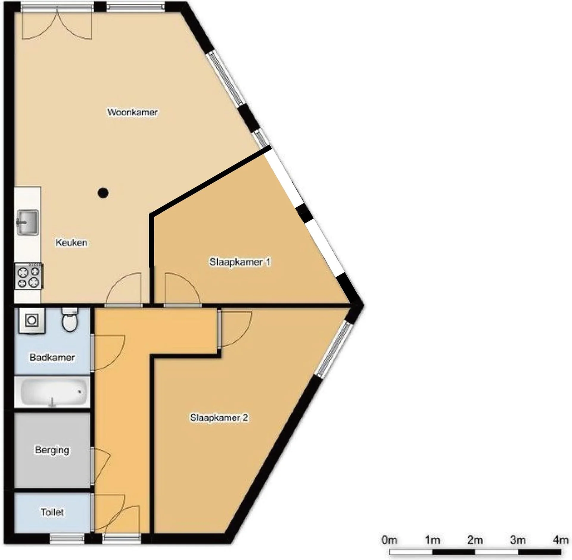 Foto van de Appartement gelegen aan de Ecodusweg in Delft