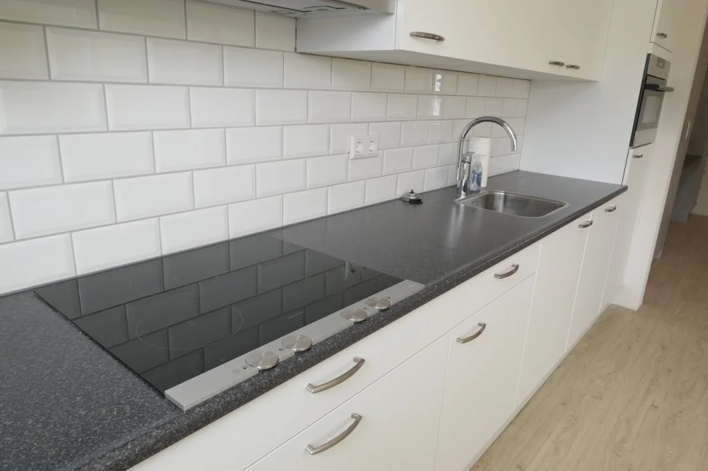 geblurde versie van de foto als achtergrond