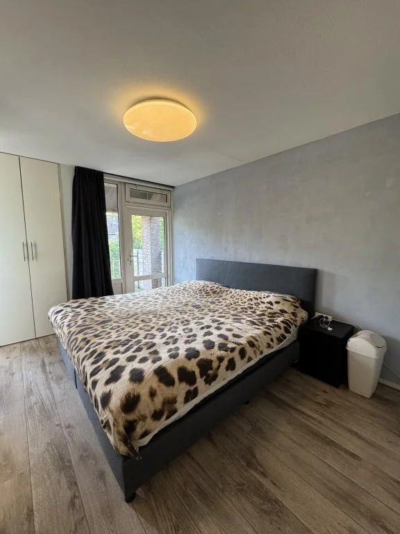 geblurde versie van de foto als achtergrond