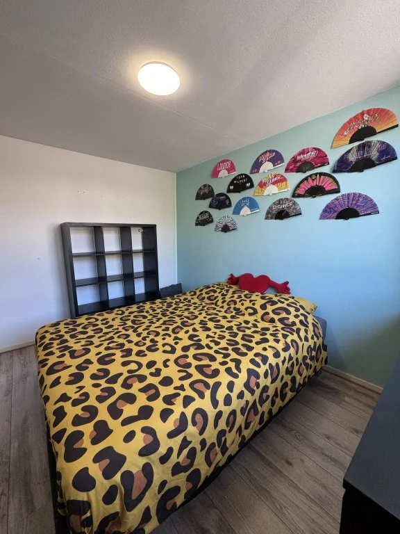 geblurde versie van de foto als achtergrond