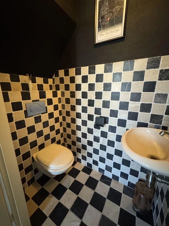 geblurde versie van de foto als achtergrond