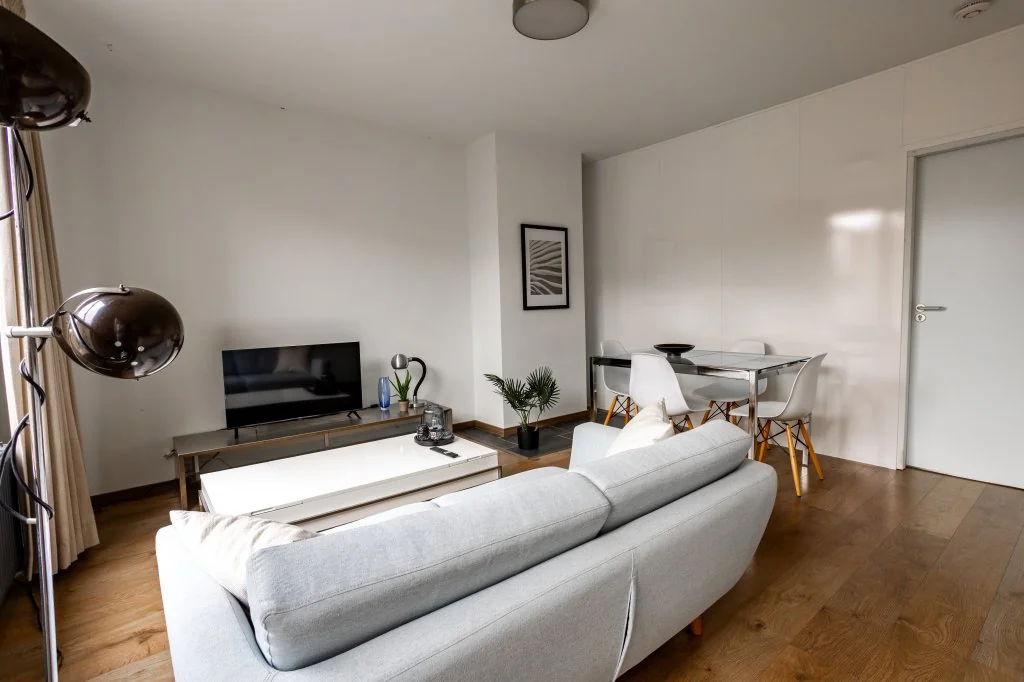 geblurde versie van de foto als achtergrond