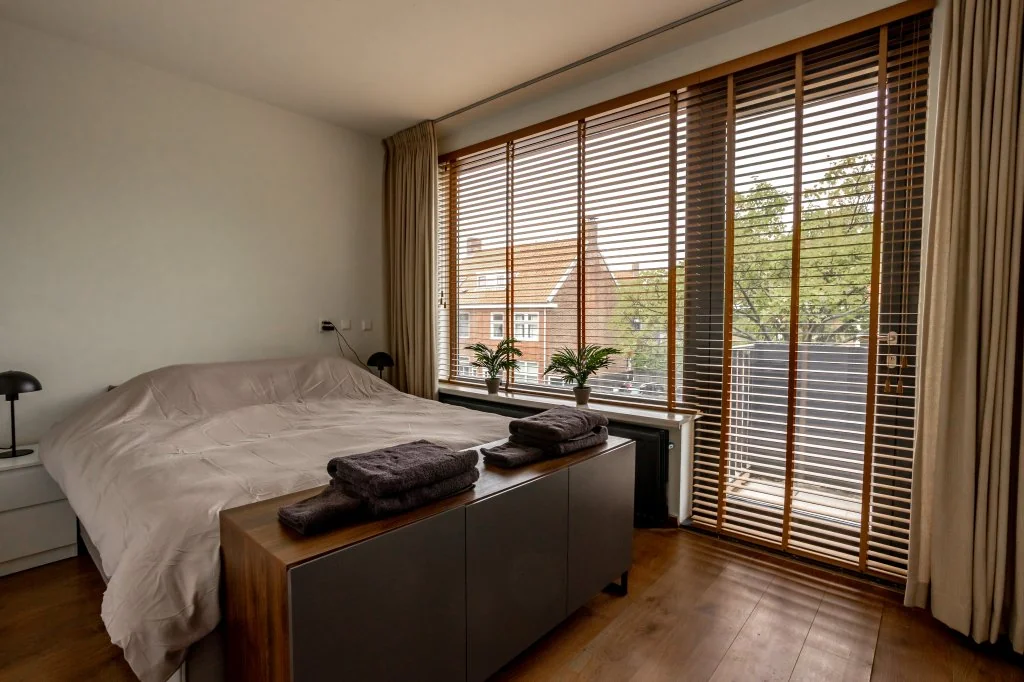 geblurde versie van de foto als achtergrond