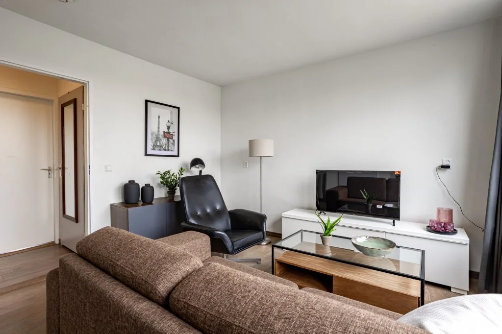 geblurde versie van de foto als achtergrond