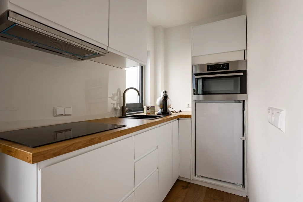 geblurde versie van de foto als achtergrond