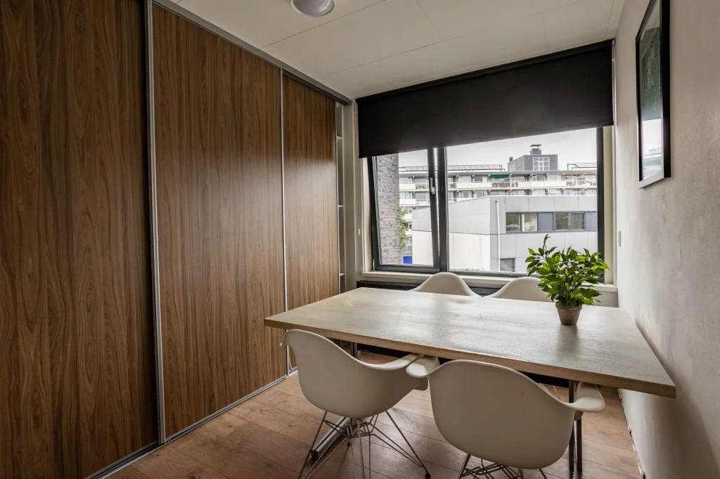 geblurde versie van de foto als achtergrond