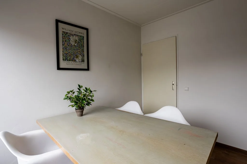 geblurde versie van de foto als achtergrond