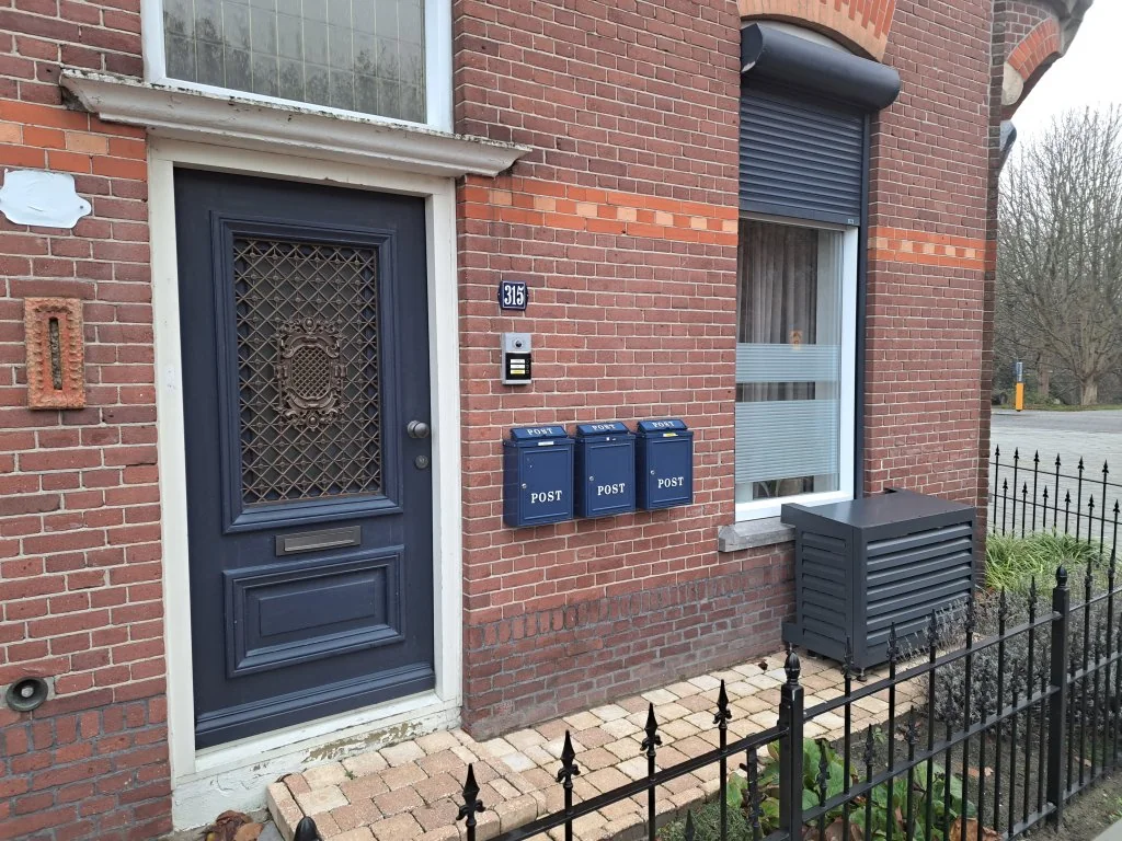 geblurde versie van de foto als achtergrond