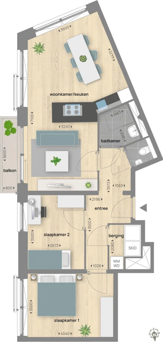 Foto van de Appartement gelegen aan de 's-Gravenweg in Rotterdam