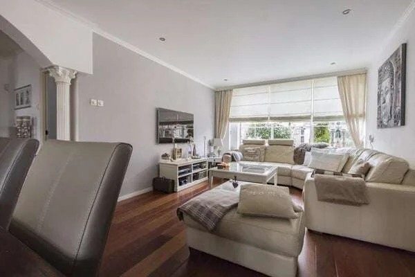 geblurde versie van de foto als achtergrond