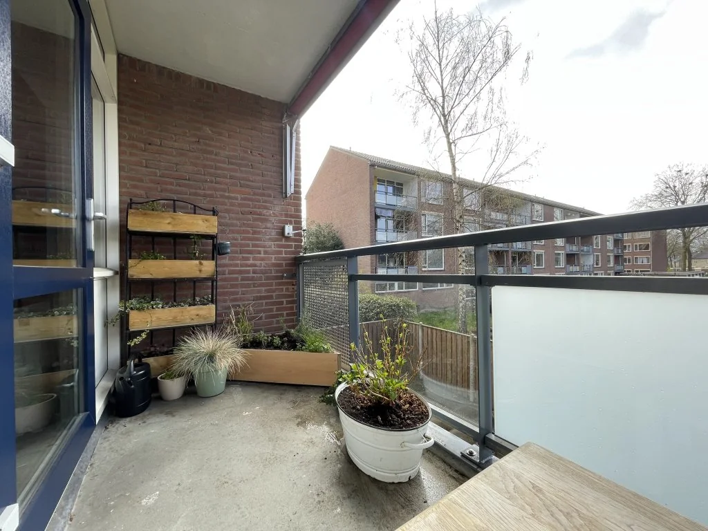 geblurde versie van de foto als achtergrond