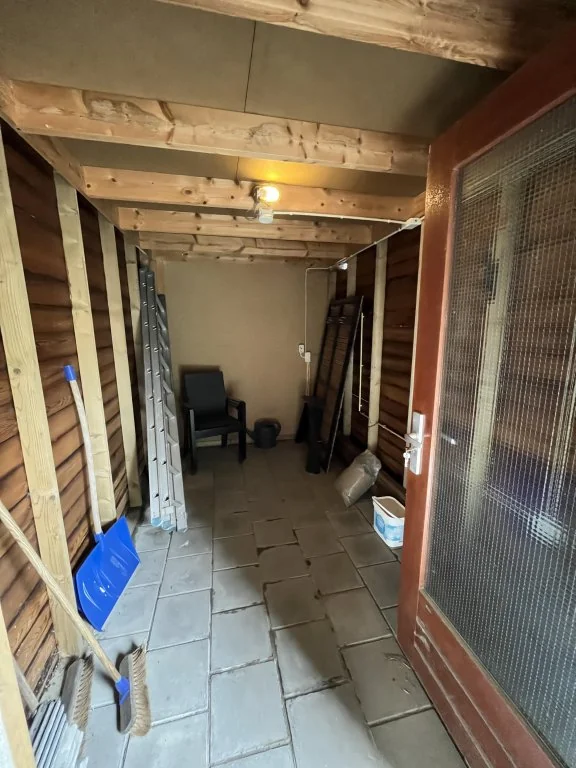 geblurde versie van de foto als achtergrond