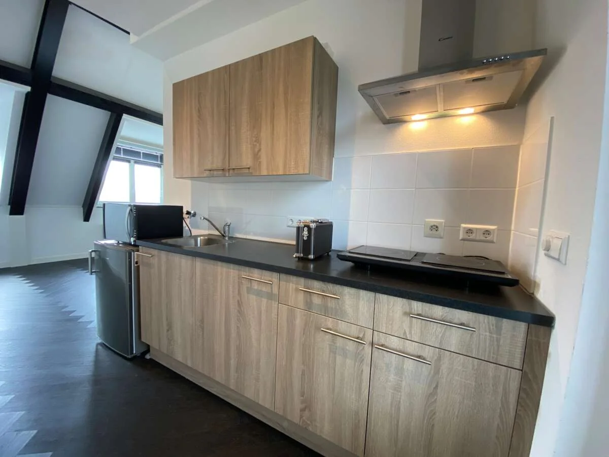 geblurde versie van de foto als achtergrond