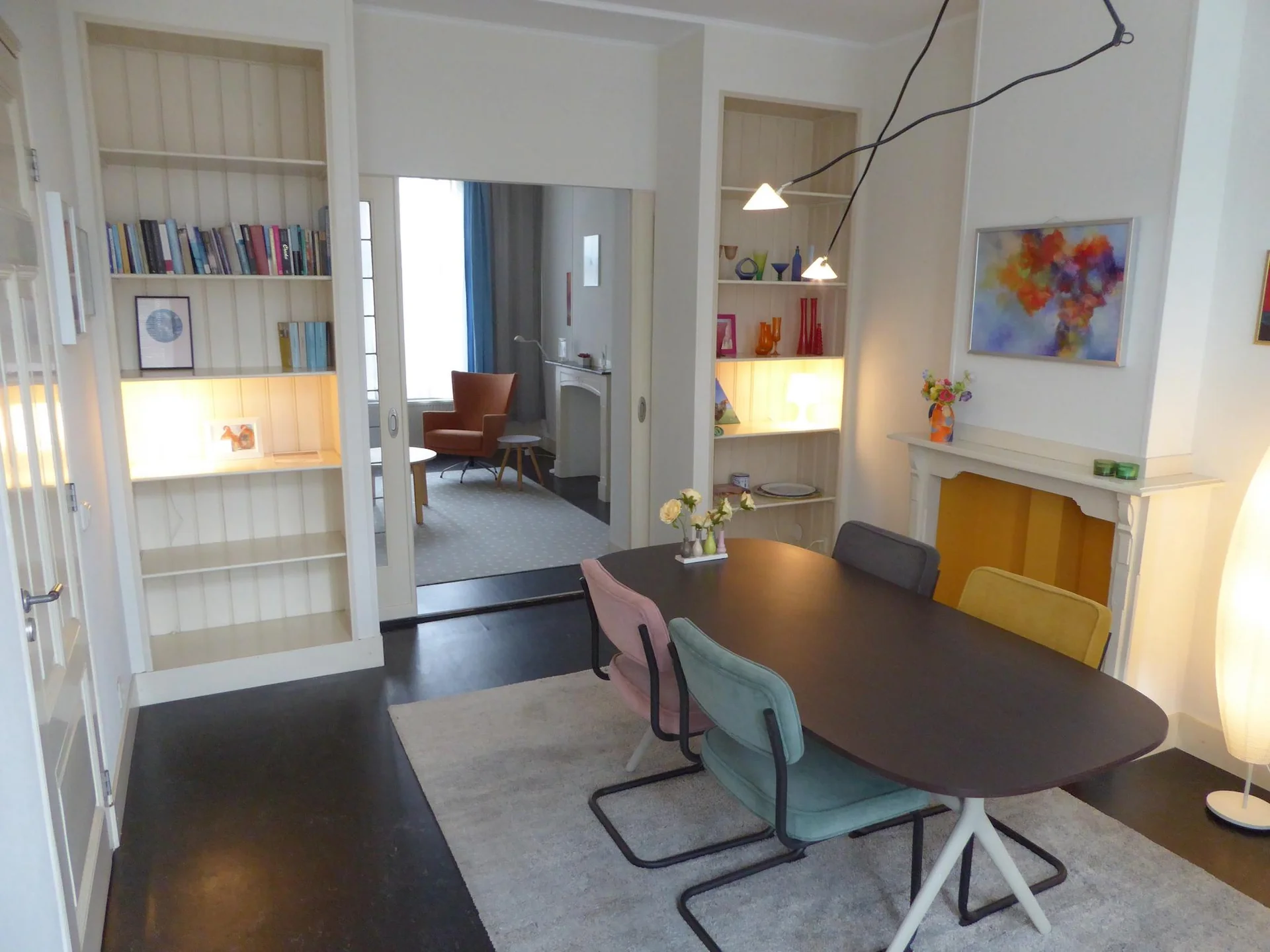 geblurde versie van de foto als achtergrond