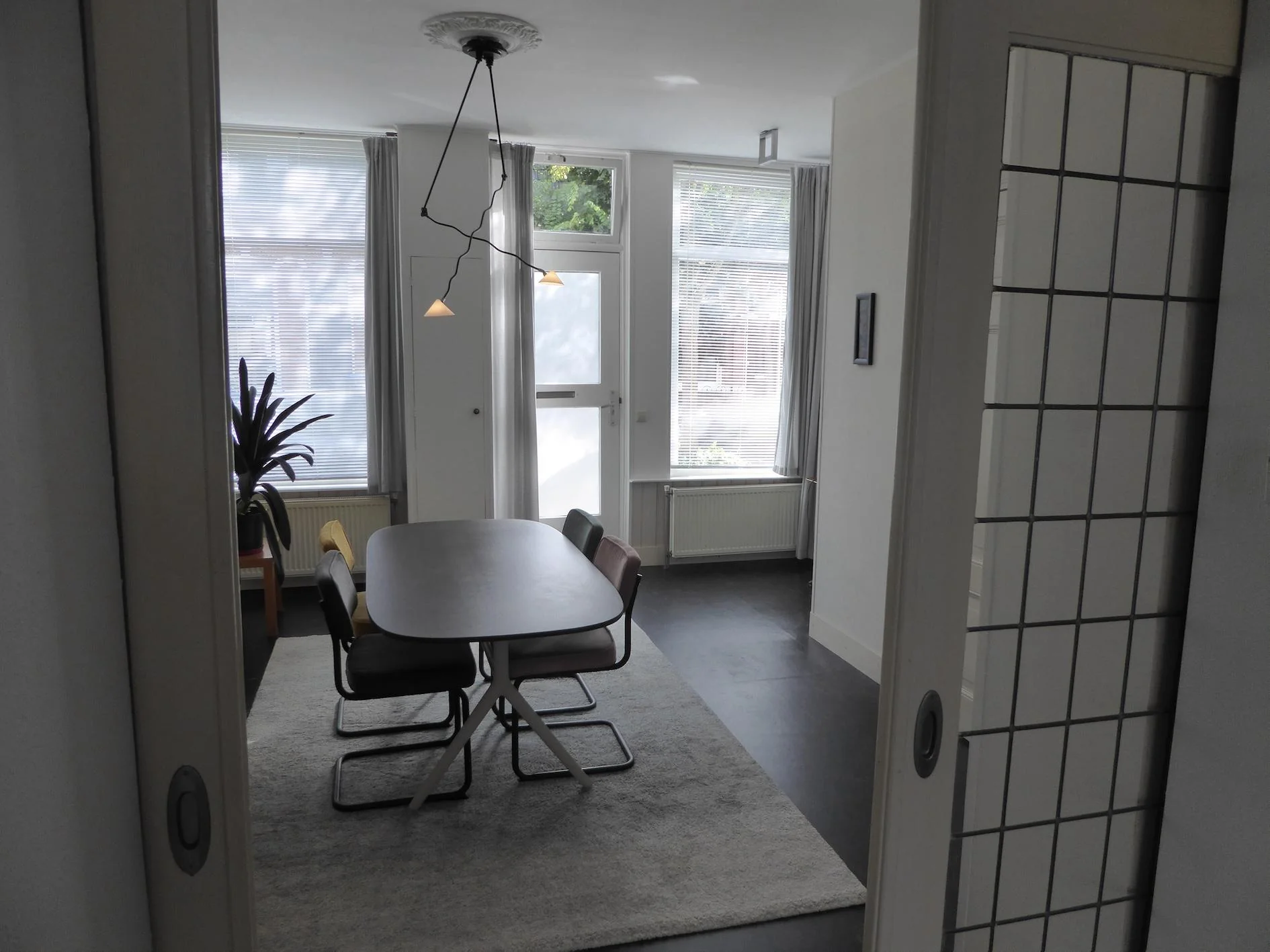 geblurde versie van de foto als achtergrond