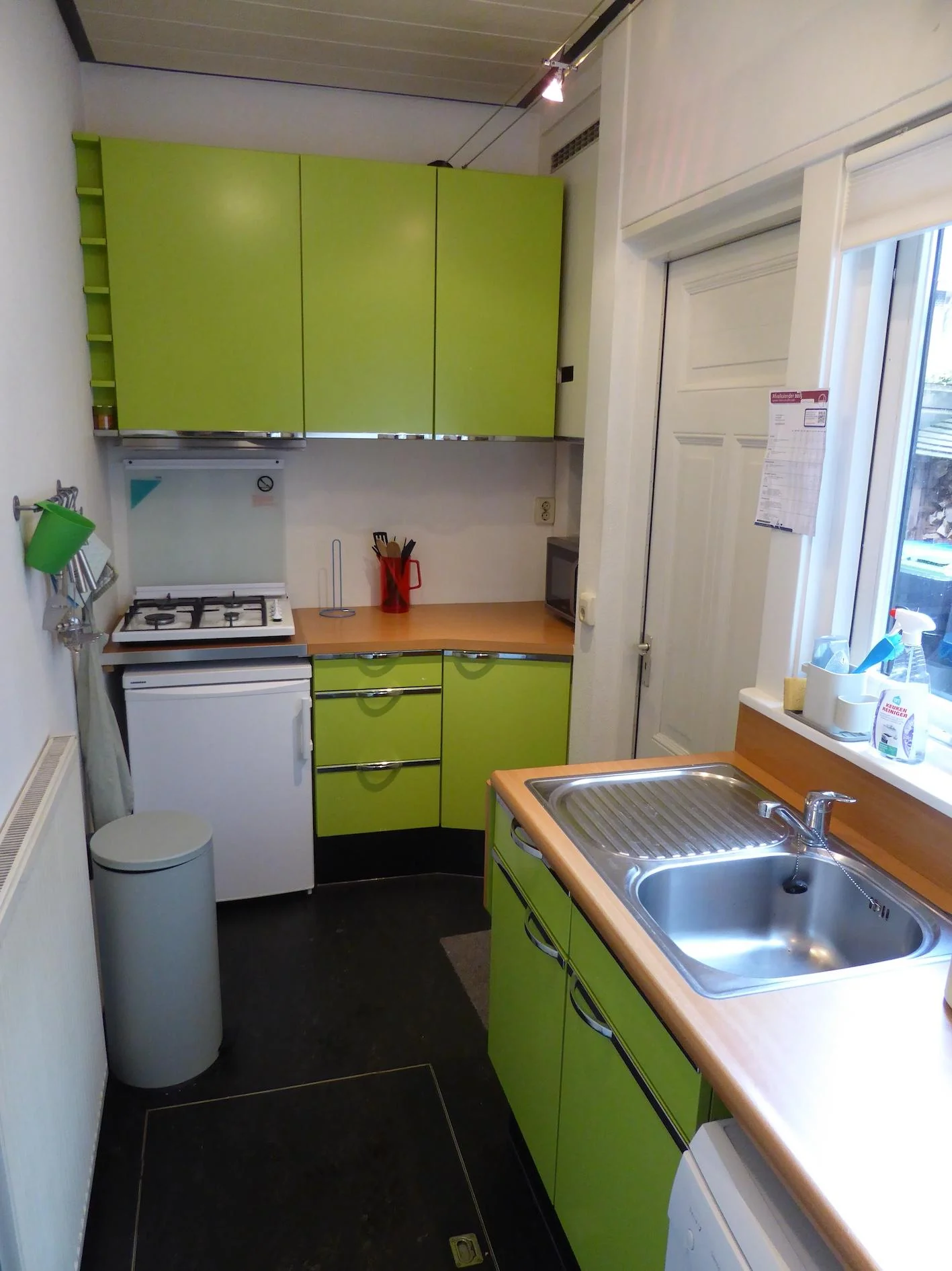 geblurde versie van de foto als achtergrond