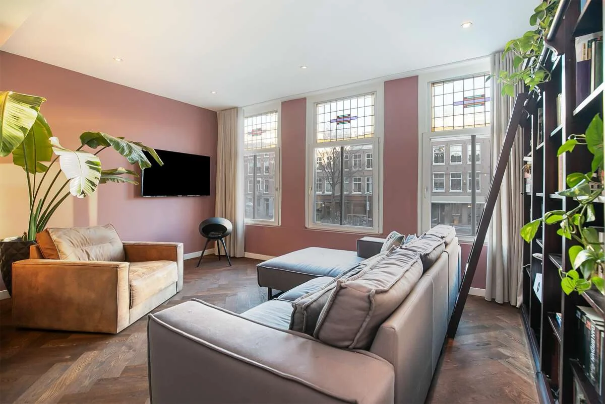Foto van de Appartement gelegen aan de Overtoom in Amsterdam