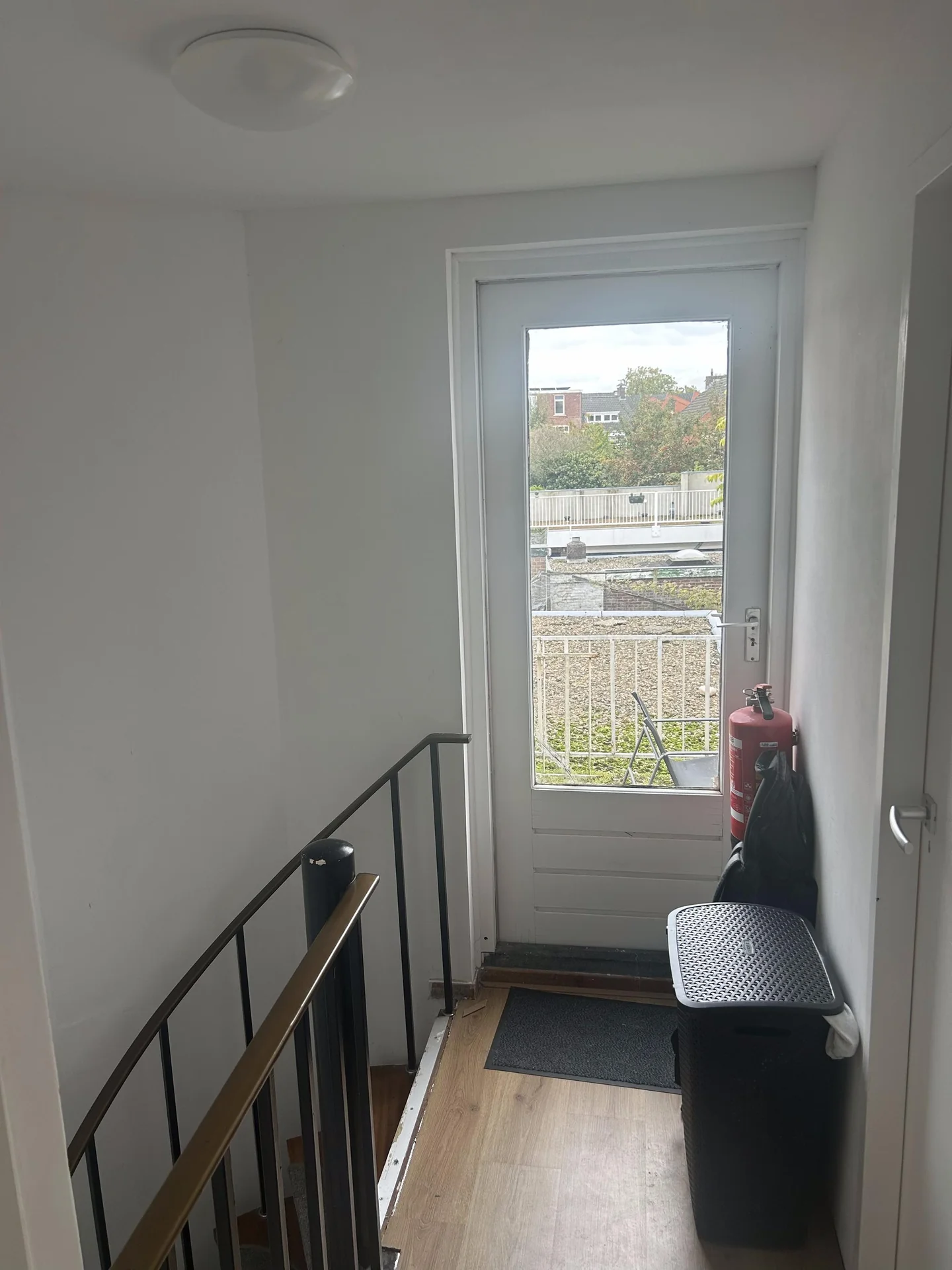 geblurde versie van de foto als achtergrond