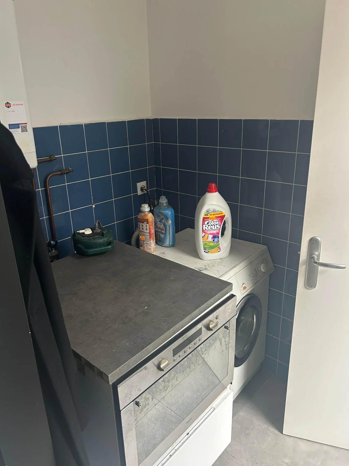 geblurde versie van de foto als achtergrond