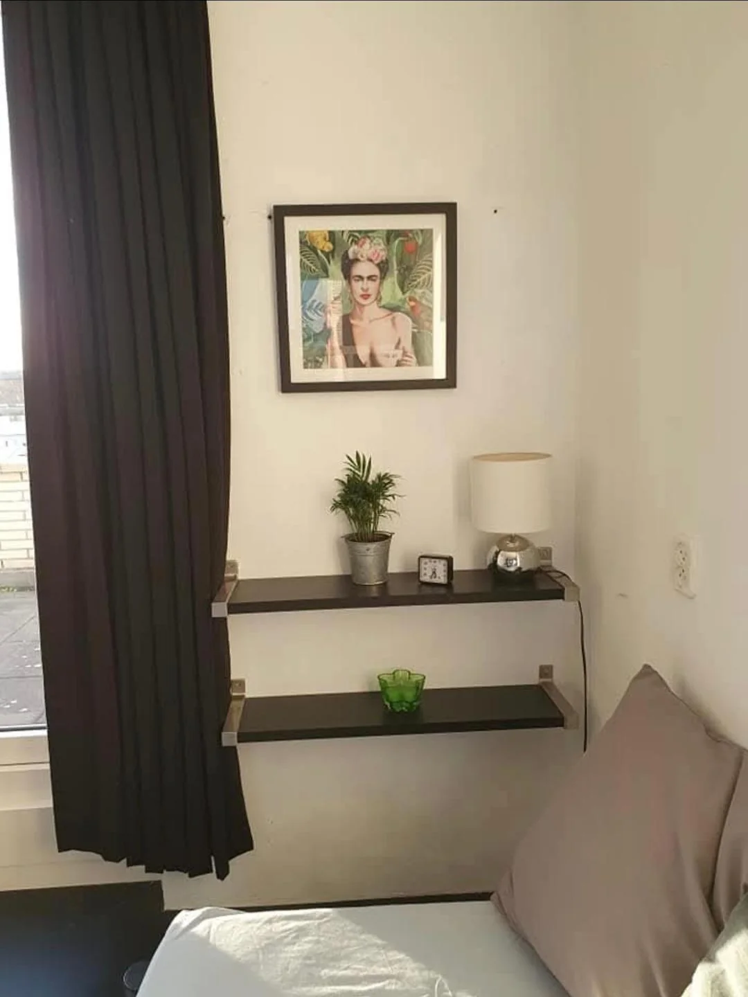 geblurde versie van de foto als achtergrond