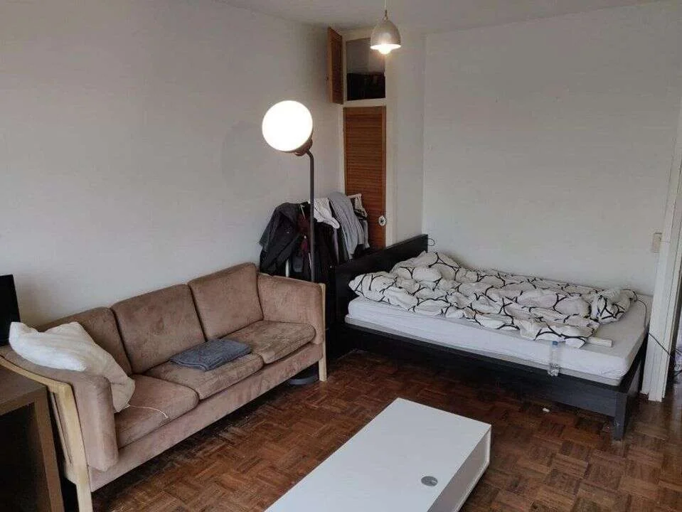 geblurde versie van de foto als achtergrond