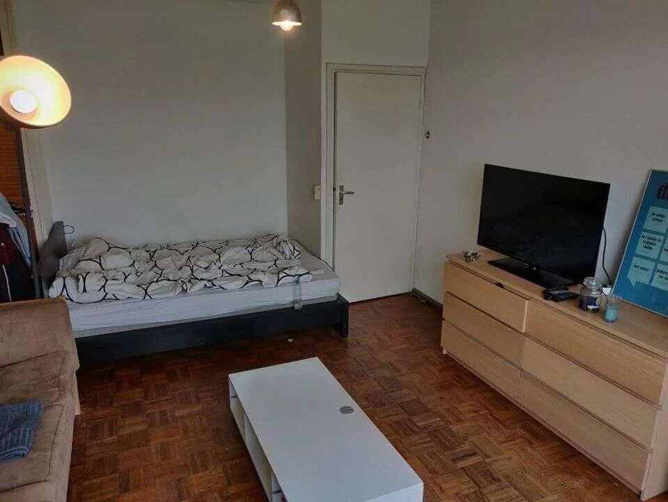 geblurde versie van de foto als achtergrond