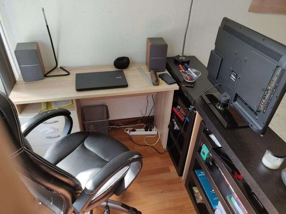 geblurde versie van de foto als achtergrond