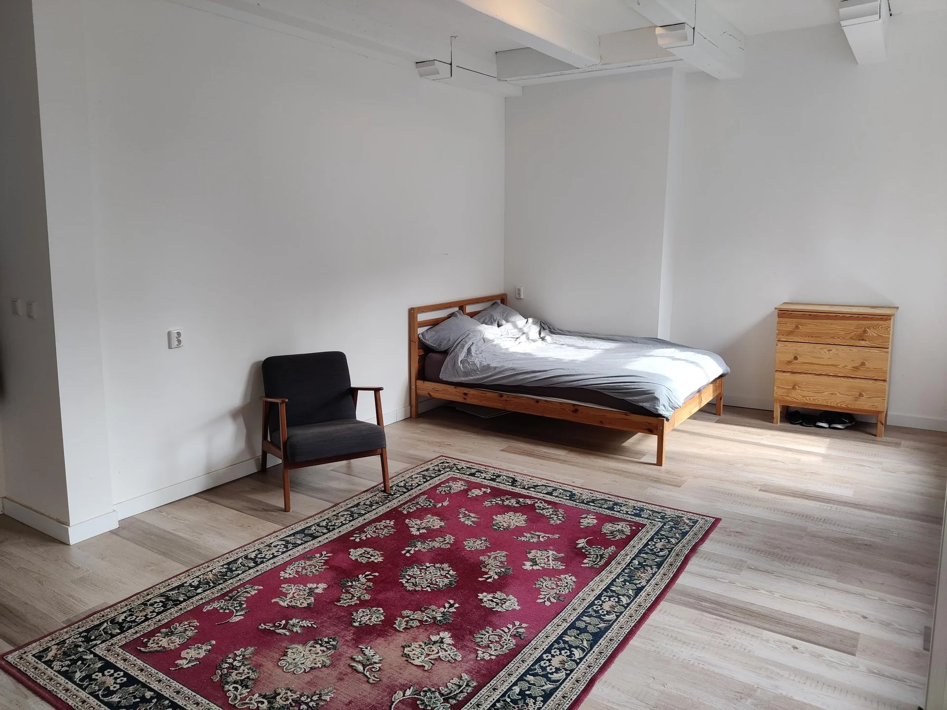 geblurde versie van de foto als achtergrond