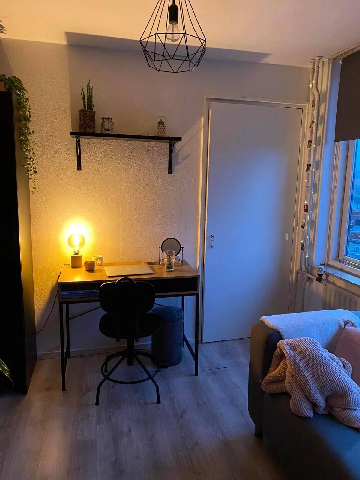 geblurde versie van de foto als achtergrond